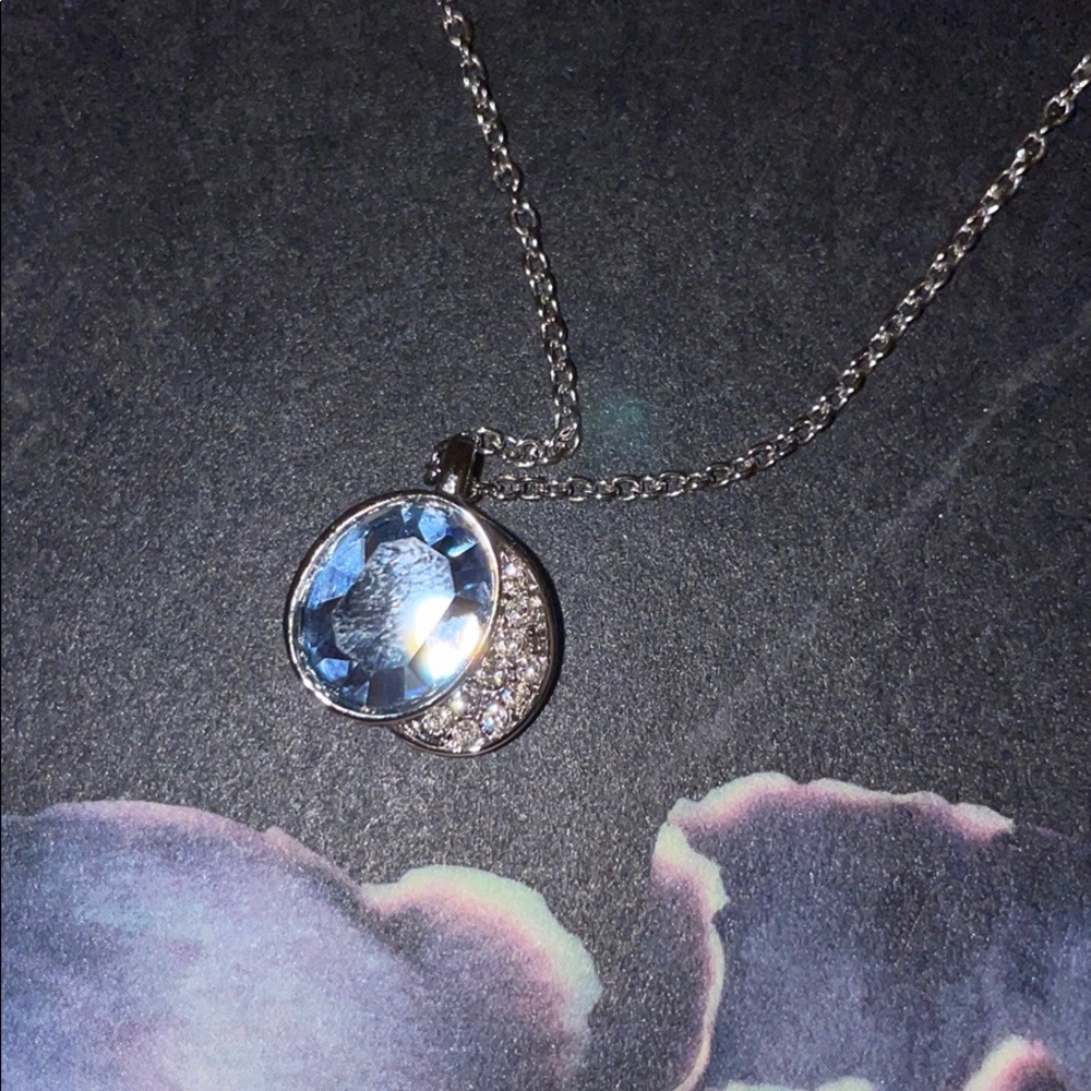 Swarovski Blue Stone Necklace
